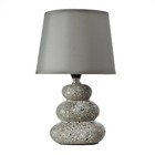 Настольная лампа 16821/1GR E14 40Вт серый h.30см RISALUX - фото 21409187