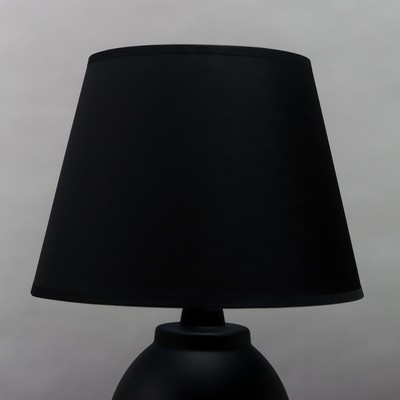 Лампа настольная RISALUX 16772/1BK, E14, 40 Вт, чёрная, 13.5×13.5×39 см