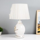 Настольная лампа 16778/1 E14 40Вт бело-золотой 24х24х38 см RISALUX - Фото 3