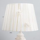 Настольная лампа 16778/1 E14 40Вт бело-золотой 24х24х38 см RISALUX - Фото 4