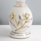 Настольная лампа 16778/1 E14 40 Вт бело-золотой 24×24×38 см RISALUX - Фото 5