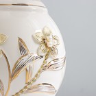 Настольная лампа 16778/1 E14 40 Вт бело-золотой 24×24×38 см RISALUX - Фото 6