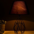 Настольная лампа 16782/1 E27 40Вт черный 22х22х48 см RISALUX - Фото 3