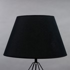 Настольная лампа 16782/1 E27 40Вт черный 22х22х48 см RISALUX - Фото 4