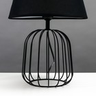 Настольная лампа 16787/1 E27 40 Вт черный 16×16×38.5 см RISALUX - Фото 5