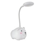 Настольная лампа 16806/1WT LED 5Вт USB белый 9х12х34 см - фото 45922637