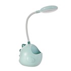 Настольная лампа 16807/1GN LED 5Вт USB зеленый 9х10х28 см RISALUX - фото 27051676