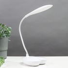 Настольная лампа 16812/1 LED 5Вт USB белый 10,5х12,5х41 см - фото 3767395