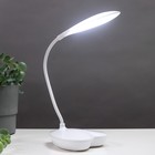 Настольная лампа 16812/1 LED 5Вт USB белый 10,5х12,5х41 см RISALUX - Фото 2