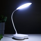 Настольная лампа 16812/1 LED 5Вт USB белый 10,5х12,5х41 см RISALUX - Фото 5