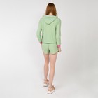Пижама женская (толстовка, шорты), мята, размер 42 - фото 49176060