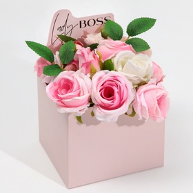 Коробки для мини букетов LADY BOSS, 12?20?10 см (комплект 2 шт)