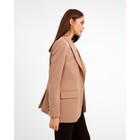 Пиджак женский однобортный MIST размер 48, цвет бежевый 7334776