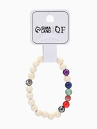 Браслет из бусин «Чакры. Планеты и Инь-ян», d=7 см, разноцветный, белый с чернёным серебром - Фото 7