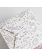 Коробка подарочная складная, упаковка, «Самому сильному», 18 х 18 х 18 см (комплект 3 шт) - фото 42865705