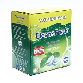 {{photo.Alt || photo.Description || 'УЦЕНКА Таблетки для посудомоечных машин "Clean&amp;Fresh" All in 1 (giga) 150 штук'}}
