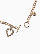 Кулон «Цепь», сердце из коры, цвет золото, 46 см - Фото 3