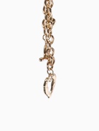 Кулон «Цепь», сердце из коры, цвет золото, 46 см - Фото 4