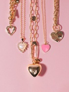 Кулон «Цепь», сердце из коры, цвет золото, 46 см - Фото 8