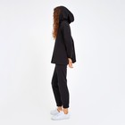Комплект женский (толстовка, брюки) MINAKU: Home comfort цвет чёрный, р-р 42 - Фото 4