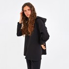 Комплект женский (толстовка, брюки) MINAKU: Home comfort цвет чёрный, р-р 50 - Фото 9
