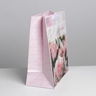 Пакет подарочный ламинированный, упаковка, «Счастье», ML 23 х 27 х 11,5 см - Фото 2