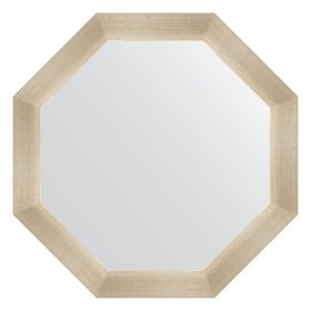 Зеркало в багетной раме, травленое серебро 59 мм, 60,4х60,4 см