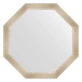 Зеркало в багетной раме, травленое серебро 59 мм, 70,4х70,4 см