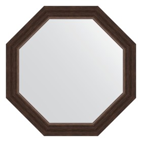 Зеркало в багетной раме, палисандр 62 мм, 61,6х61,6 см