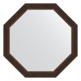 Зеркало в багетной раме, палисандр 62 мм, 71,6х71,6 см