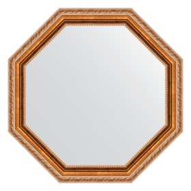 Зеркало в багетной раме, версаль бронза 64 мм, 62,2х62,2 см