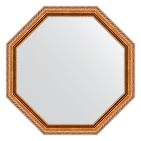 Зеркало в багетной раме, версаль бронза 64 мм, 72,2х72,2 см
