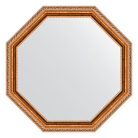 Зеркало в багетной раме, версаль бронза 64 мм, 67x67 см