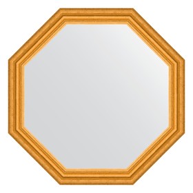 Зеркало в багетной раме, состаренное золото 67 мм, 72,6х72,6 см