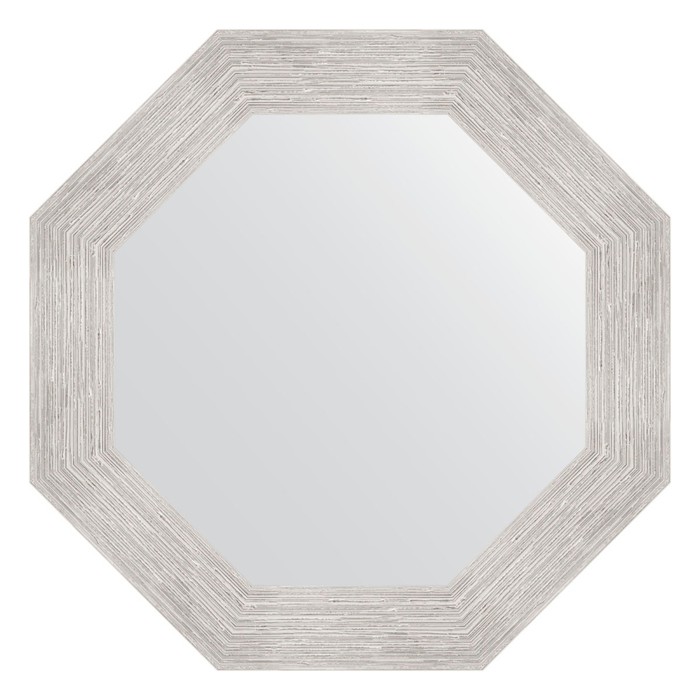 Зеркало в багетной раме, серебряный дождь 70 мм, 53,0х53,0 см