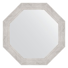 Зеркало в багетной раме, серебряный дождь 70 мм, 63,0х63,0 см