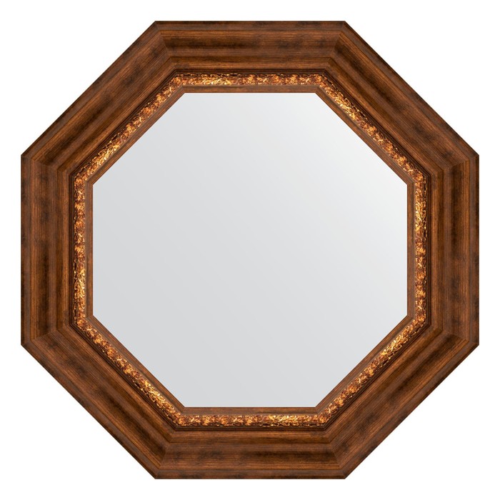 Зеркало в багетной раме, римская бронза 88 мм, 56,6х56,6 см
