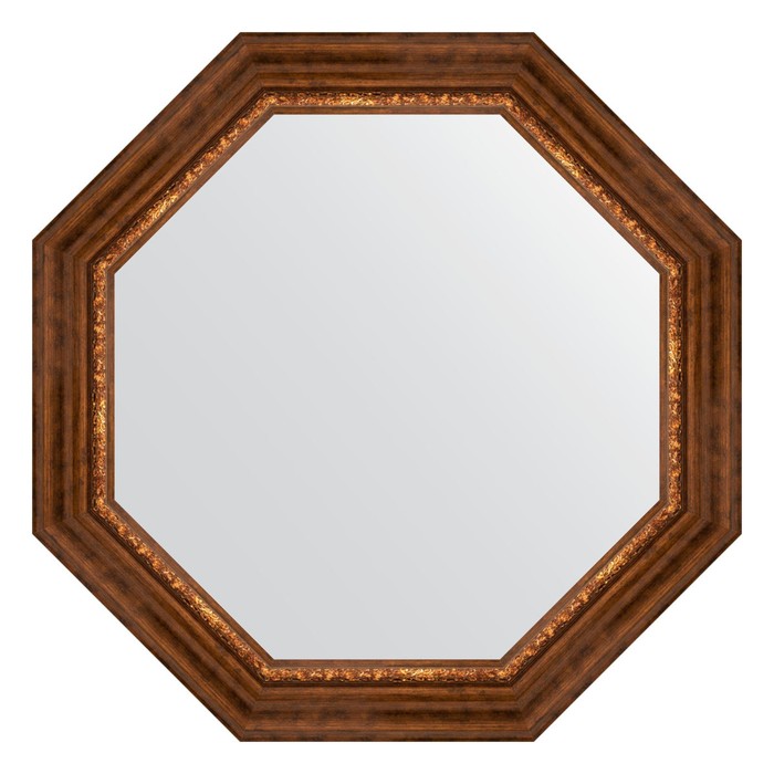 Зеркало в багетной раме, римская бронза 88 мм, 76,6х76,6 см