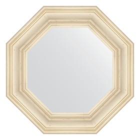 Зеркало в багетной раме, травленое серебро 99 мм, 59,2х59,2 см
