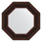 Зеркало в багетной раме, темный прованс 99 мм, 59,2х59,2 см - фото 301562242