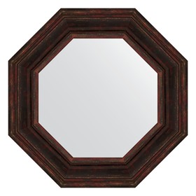 Зеркало в багетной раме, темный прованс 99 мм, 59,2х59,2 см