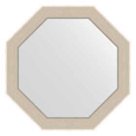 Зеркало в багетной раме, травленое серебро 52 мм, 49x49 см