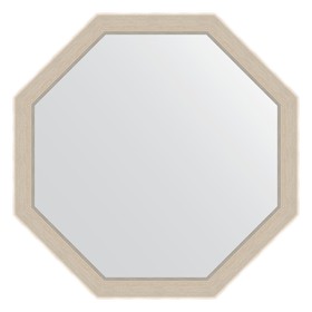 Зеркало в багетной раме, травленое серебро 52 мм, 69x69 см