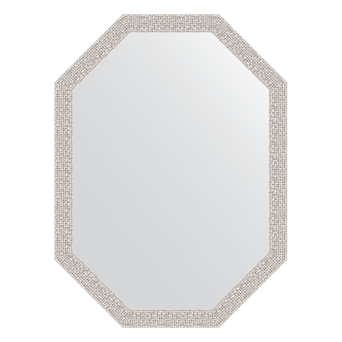 Зеркало в багетной раме, мозаика хром 46 мм, 58x78 см - Фото 1