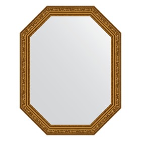 Зеркало в багетной раме, виньетка состаренное золото 56 мм, 55x70 см