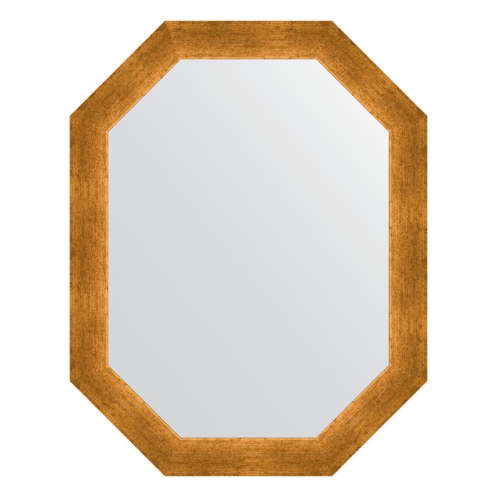 Зеркало в багетной раме, травленое золото 59 мм, 55x70 см