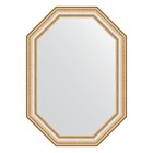 Зеркало в багетной раме, золотые бусы на серебре 60 мм, 51x71 см - Фото 1