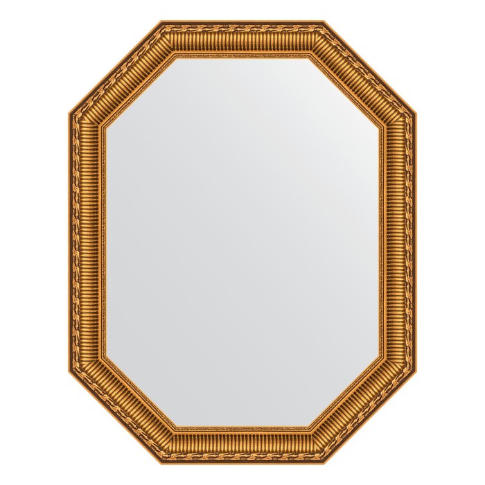 Зеркало в багетной раме, золотой акведук 61 мм, 55x70 см