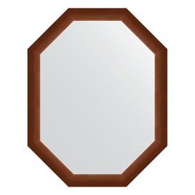 Зеркало в багетной раме, орех 65 мм, 72x92 см