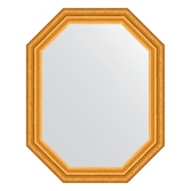 Зеркало в багетной раме, состаренное золото 67 мм, 57x72 см